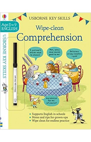 Wipe-Clean Comprehension 8-9 (Wipe-Clean Key Skills)  - Paperback